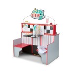 Bucatarie Combo Restaurant star 2 in 1 cu loc de luat masa -  Colt de joaca  Melissa and Doug